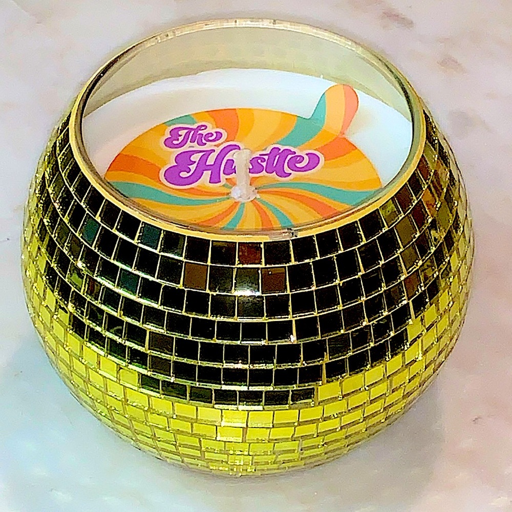 DW HOME CANDLE THE HUSTLE DISCO BALL GOODIES RICHLY SCENTED NEW 9.9 oz